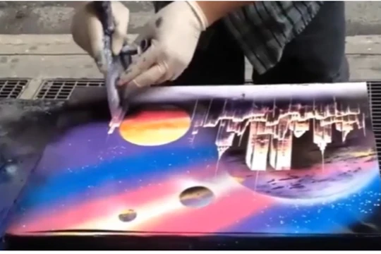 Video: Tròn mắt xem tác phẩm nghệ thuật vẽ trên vỉa hè