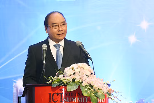 Thủ tướng Nguyễn Xuân Phúc phát biểu. Ảnh: Thống Nhất/TTXVN