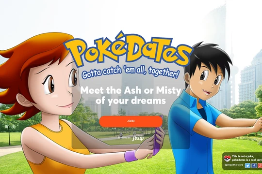 Dịch vụ hẹn hò Pokémon Go lần đầu tiên ra mắt với người dùng và sẽ được lấy tên là PokéDates.