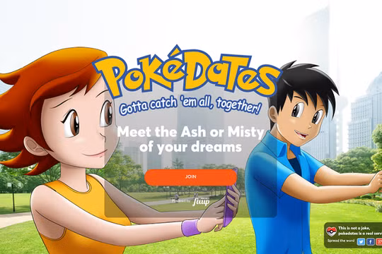 Dịch vụ hẹn hò Pokémon Go lần đầu tiên ra mắt với người dùng và sẽ được lấy tên là PokéDates.