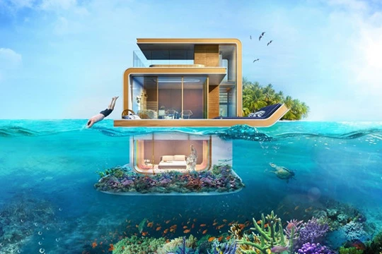 Chiêm ngưỡng nhà dưới nước cực độc ở Dubai
