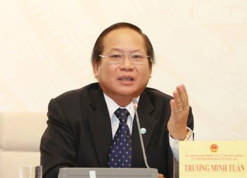 Bộ trưởng Bộ Thông tin - Truyền thông Trương Minh Tuấn.