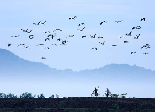 “Les sourires du Vietnam” (Những nụ cười Việt Nam) mang đến cho người xem những hình ảnh tuyệt đẹp về phong cảnh, đất nước, con người Việt Nam (ảnh minh họa)