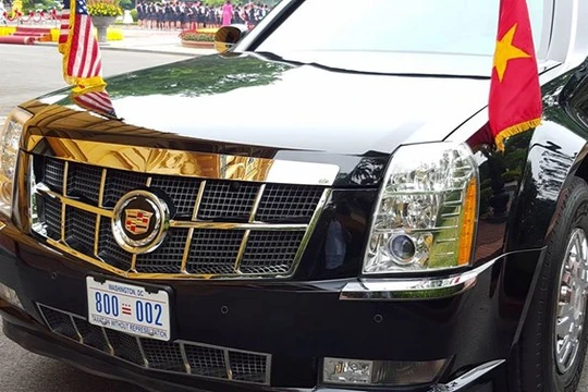 Bí mật trên biển số "quái thú" của Tổng thống Obama