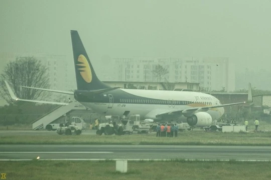 Máy bay của Jet Airways bị dọa đánh bom. (Nguồn: kathmandupost)