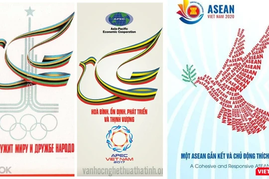 Họa sĩ Dương Ngân Hải gây “bão mạng” vì vụ “đạo” tranh cổ động đem dự thi (Ảnh: Hòa Bình ghép) 