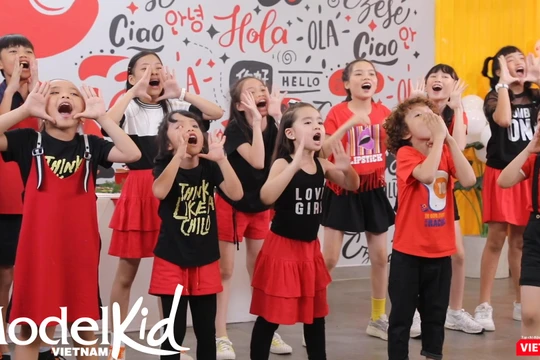 Thí sinh Model Kid Vietnam thể hiện đam mê siêu đáng yêu (Ảnh: MKVN) 