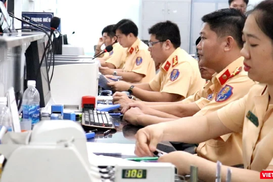 Điểm đăng ký xe tại 282 Nơ Trang Long, quận Bình Thạnh, TP.HCM (Ảnh: Hải Linh) 