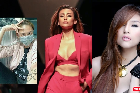 Siêu mẫu Võ Hoàng Yến đi cách ly 14 ngày ngay khi trở về từ Mỹ (Ảnh: Hòa Bình ghép)