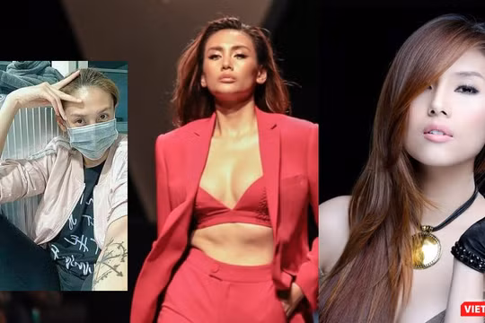 Siêu mẫu Võ Hoàng Yến đi cách ly 14 ngày ngay khi trở về từ Mỹ (Ảnh: Hòa Bình ghép)