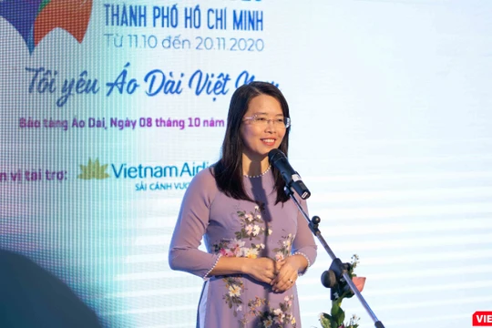 Bà Nguyễn Thị Ánh Hoa, tân Giám đốc Sở Du lịch TP.HCM (Ảnh: HB) 
