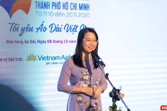 Bà Nguyễn Thị Ánh Hoa, tân Giám đốc Sở Du lịch TP.HCM (Ảnh: HB) 