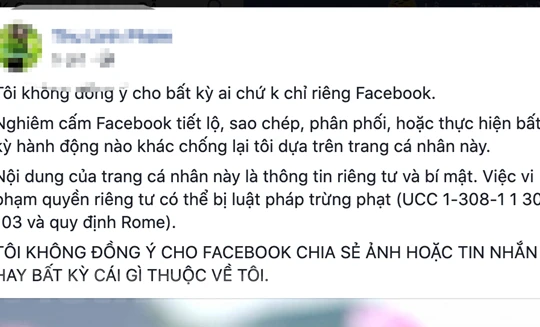 Rất nhiều người đăng tải thông tin này mà hoàn toàn không biết rằng đây là nội dung giả mạo. (Ảnh chụp màn hình)