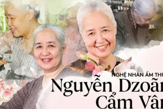 Nghệ nhân ẩm thực Nguyễn Dzoãn Cẩm Vân (Ảnh: CafeF)