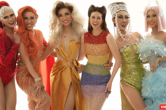 Hoa hậu Khánh Vân gây “bão mạng” vì thể hiện hình ảnh Drag Queen (Ảnh: Hoàng Phúc) 