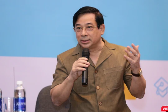 BS Lương Ngọc Khuê – Cục trưởng Cục quản lý Khám chữa bệnh (Bộ Y tế) nói về mức độ hài lòng của người bệnh với dịch vụ công (Ảnh: TB) 