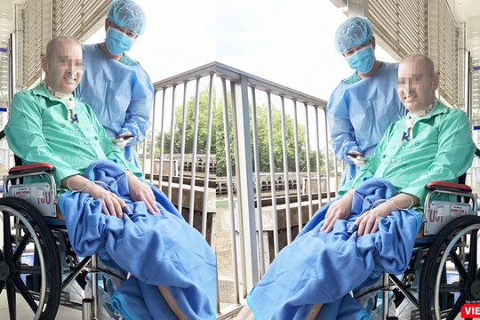 Bệnh nhân 91 đã hồi sinh diệu kỳ (Ảnh: Hòa Bình ghép) 