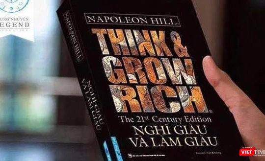 Bìa cuốn sách gây tranh cãi "Think and grow rich"