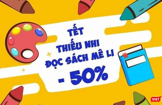 Tết thiếu nhi, đọc sách mê ly với nhiều bộ sách được giảm giá "sốc" từ 40-50% 