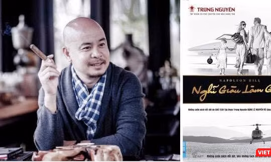 Ông Đặng Lê Nguyên Vũ và cuốn "Nghĩ giàu làm giàu" ấn bản giá đặc biệt tặng thanh niên hồi năm 2013 