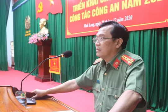 Đại tá Đoàn Minh Lý, Giám đốc Công an tỉnh Vĩnh Long (Ảnh: BCA) 