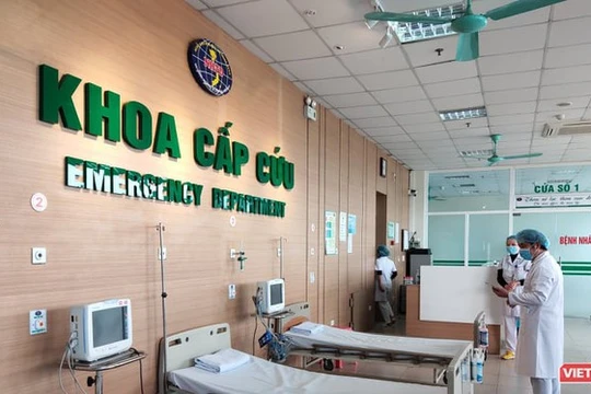 Khoa cấp cứu - Bệnh viện Nhiệt đới TW (Ảnh- Minh Thúy)