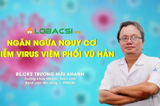 Bác sĩ Trương Hữu Khanh, Trưởng khoa Nhiễm, Thần kinh (BV Nhi Đồng 1, TP.HCM) chuyên gia dịch tễ học (Ảnh: Alobacsi) 