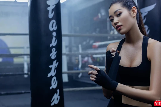 Vì đã từng suýt là nạn nhân, nên hoa hậu Khánh Vân quyết tâm đồng hành cùng các em gái không may bị xâm hại tình dục (Ảnh: Nguyễn Long)