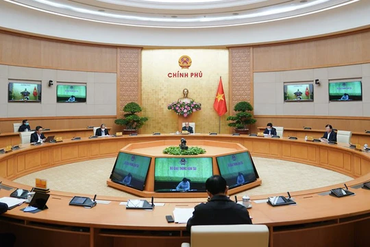 Họp Ban chỉ đạo phòng, chống COVID-19 chiều 6/4/2020 (Ảnh- VGP:Quang Hiếu)