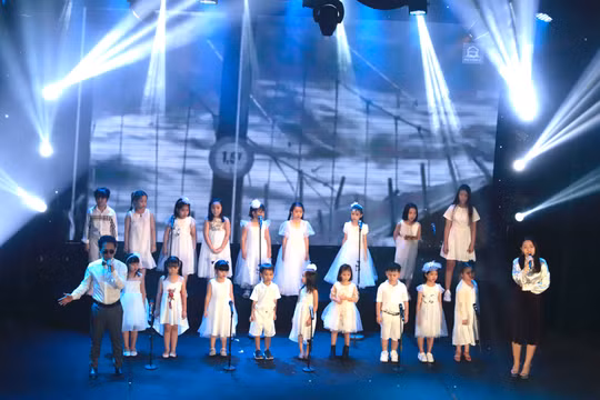 Bài ca Nhà Chống Lũ - Tiến Đạt, Kim Ngân và top thiếu nhi thể hiện (Ảnh: HB)