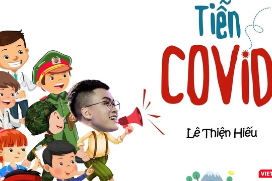 Ca khúc "Tiễn COVID" vừa ra mắt đã gây sốt (Ảnh bìa clip) 