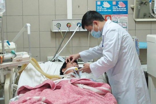 Cấp cứu bệnh nhân ngộ độc (Ảnh: Trung tâm Chống độc BV Bạch Mai)