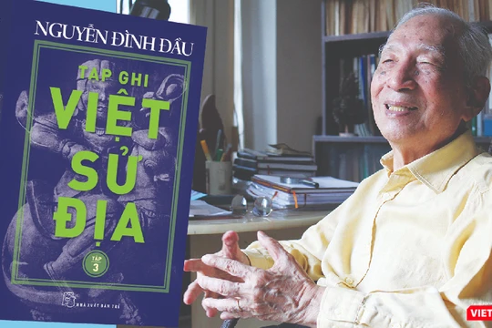 Nhà nghiên cứu, học giả Nguyễn Đình Đầu giới thiệu sách đúng dịp tròn 100 tuổi (Ảnh: NXB Trẻ cung cấp) 
