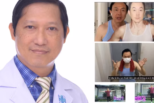 BS Lê Văn Tuấn - Trưởng bộ môn Thần kinh, ĐH Y Dược TP.HCM, Phó trưởng khoa Nội – Thần kinh (BV Chợ Rẫy) nói rõ hơn về bài tập thăng bằng một chân và bệnh đột quỵ (Ảnh: Hoà Bình ghép) 