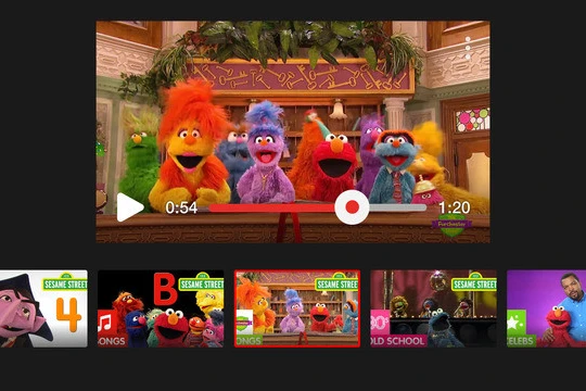 Nội dung của YouTube Kids đã được chọn lọc để phù hợp với trẻ nhỏ