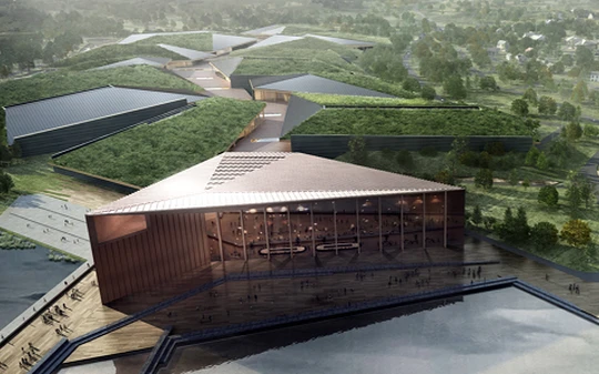 Phối cảnh trung tâm dữ liệu lớn nhất thế giới. (Nguồn: cnbc.com)