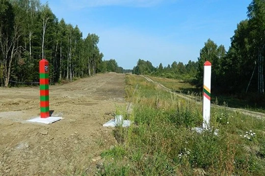 Hình ảnh biên giới Nga - Litva