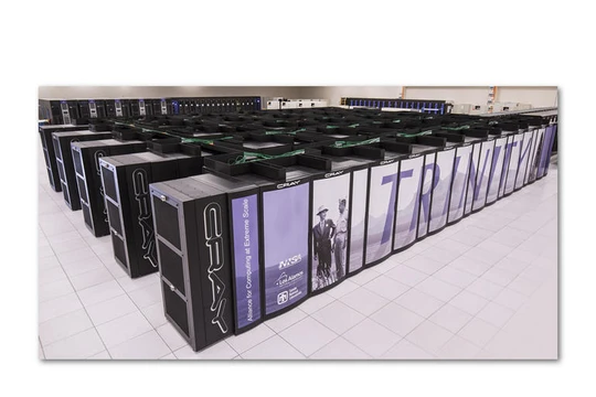 Siêu máy tính Trinity mạnh thứ 7 thế giới của Mỹ chuyên phục vụ tính toán cho các vụ thử hạt nhân.