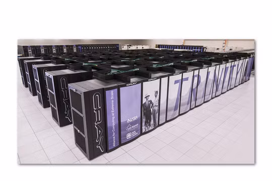 Siêu máy tính Trinity mạnh thứ 7 thế giới của Mỹ chuyên phục vụ tính toán cho các vụ thử hạt nhân.