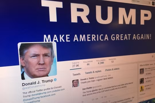 Trang mạng xã hội Twitter của Tổng thống đắc cử Donald Trump. (Nguồn: Government Technology)