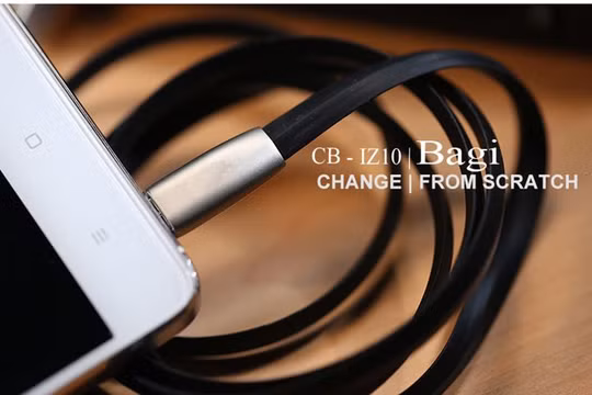 Mẫu dây sạc nhanh IZ10 của Bagi