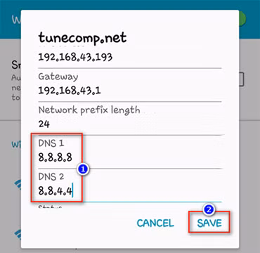Đổi sang DNS của Google là cách dễ làm, hiệu quả. 
