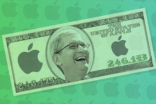 Apple hiện có tới 246,1 tỉ USD tiền mặt