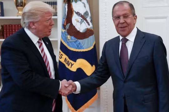 Tổng thống Trump tiếp Ngoại trưởng Nga Lavrov tại Nhà Trắng ngày 10/5