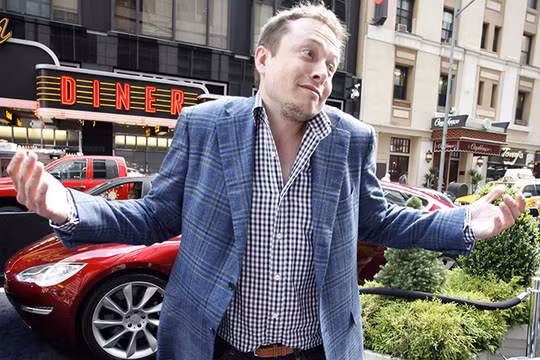Một hình ảnh lạ của Elon Musk