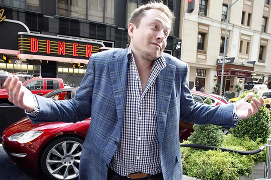 Một hình ảnh lạ của Elon Musk