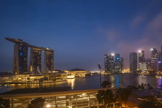 Toàn cảnh vịnh Marina, Singapore