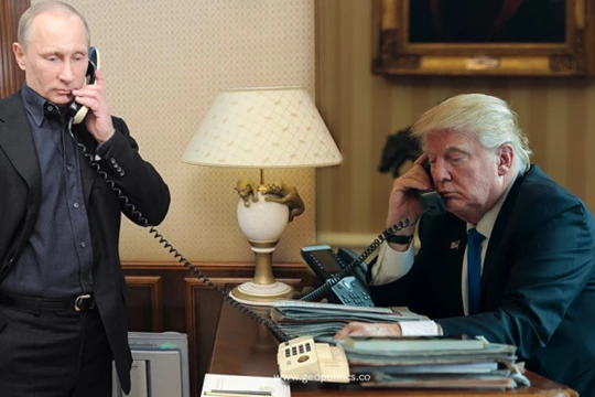 Tổng thống Putin điện đàm với Tổng thống Trump