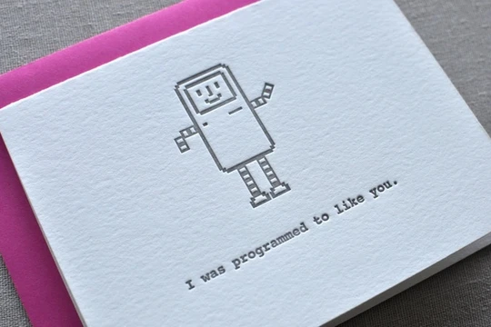 Tấm thiệp đơn giản nhưng độc đáo