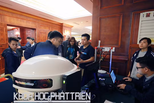 Sản phẩm The Bobbleshop của Maker Hà Nội được giới thiệu tại Techfest 2016. Ảnh: Lê Phượng